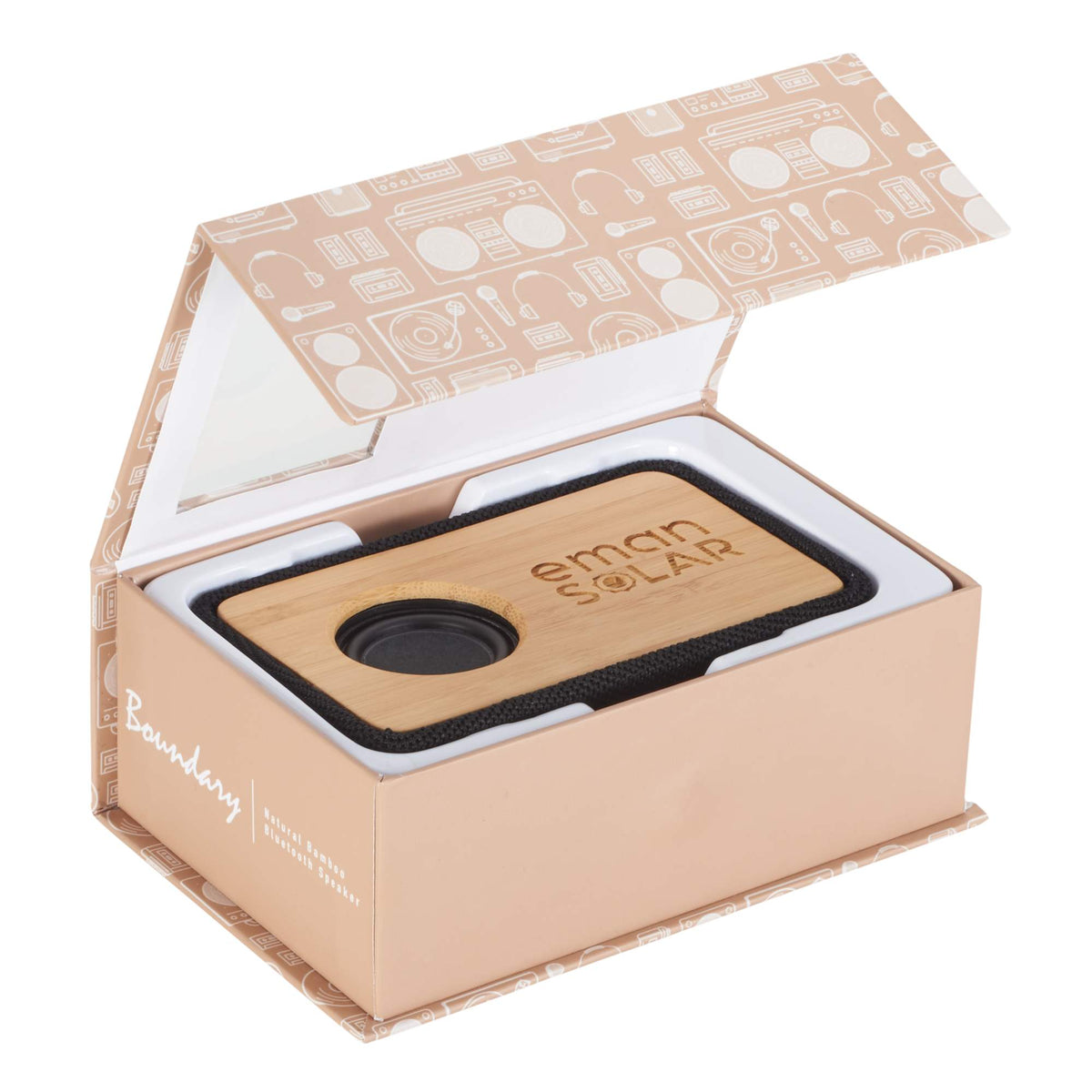 Boundary Bamboo Bluetooth Speaker in Gift Box - Natural - Photo 4