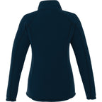 Bowlen Anti-Pill Microfleece Half Zip for Women Embroidery - Navy - Back Flat
