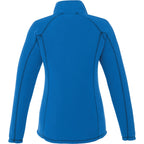 Bowlen Anti-Pill Microfleece Half Zip for Women Embroidery - Olympic Blue - Back Flat
