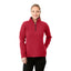 Bowlen Anti-Pill Microfleece Half Zip for Women Laser Engraving - Team Red - On Model