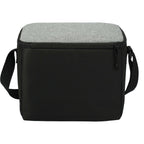 Boxy Recycled Lunch Cooler for 9 Cans Embroidery - Graphite - Back