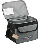 Boxy Recycled Lunch Cooler for 9 Cans Transfer - Graphite - Right Angle 2