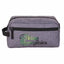 Boxy Zip Travel Pouch in Graphite Transfer - Graphite - Front