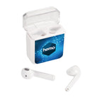 Braavos Wireless Earbuds with Power Bank Case Full Color - White - Front 2