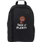 Brady Computer Backpack in Recycled PET, 15 Inch Embroidery - Charcoal - Front