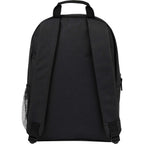 Brady Computer Backpack in Recycled PET, 15 Inch Full Color - Charcoal - Back