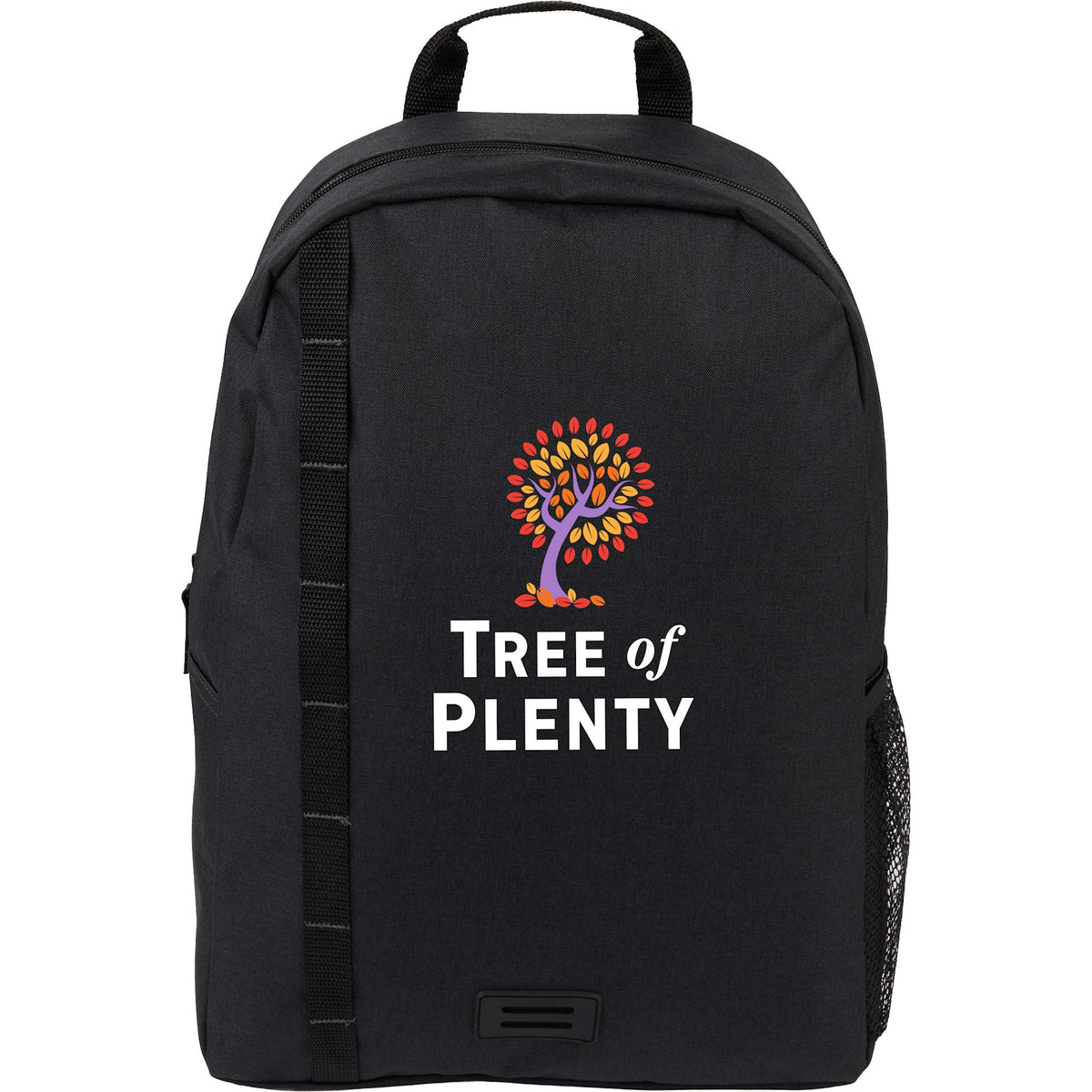 Brady Computer Backpack in Recycled PET, 15 Inch Full Color - Charcoal - Front