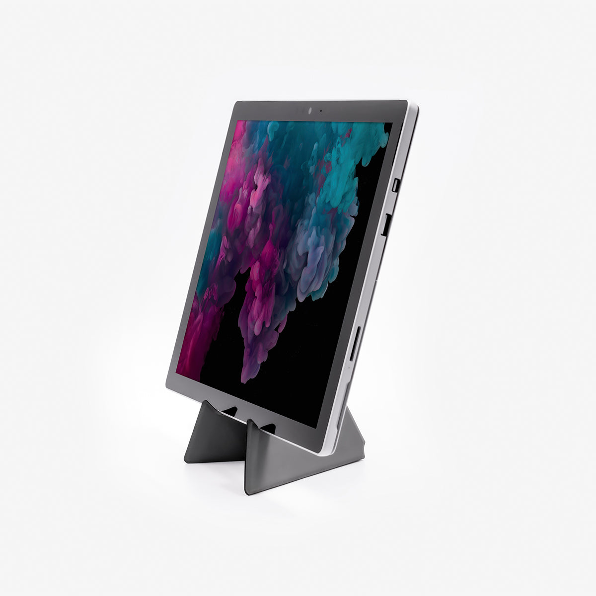 BrandCharger Ascend Eco Mini Phone and Tablet Stand - Gray - Inuse1