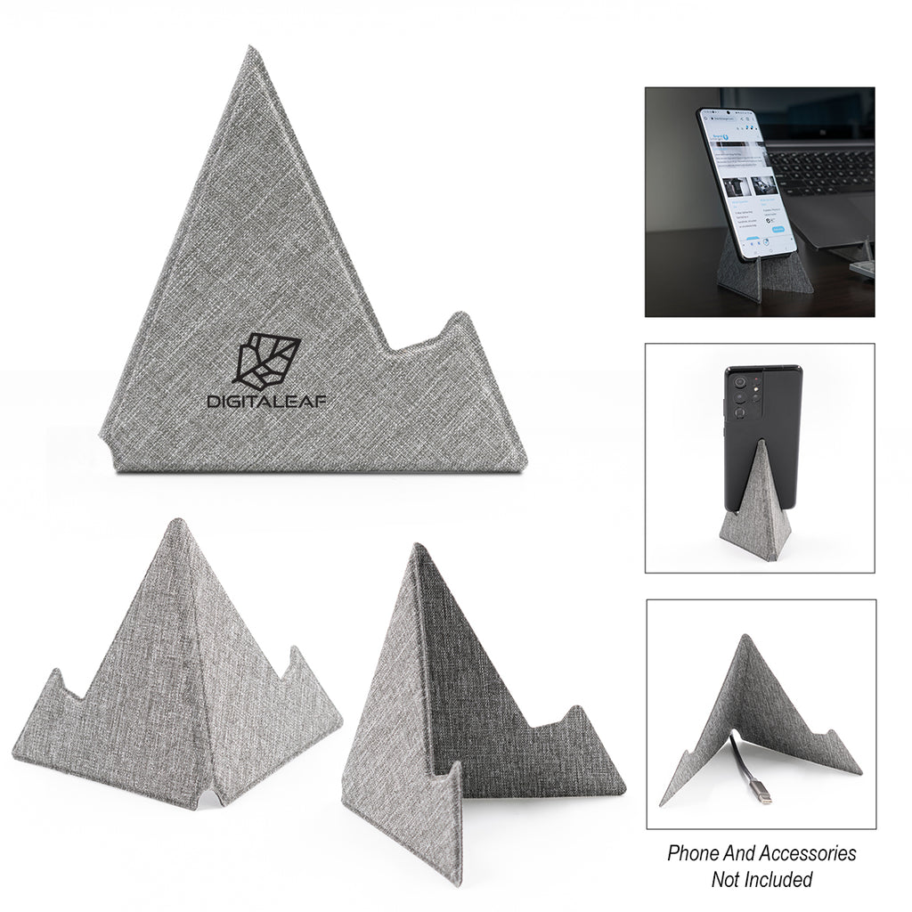 BrandCharger Ascend Eco Mini Phone and Tablet Stand - Gray - Silk Screen