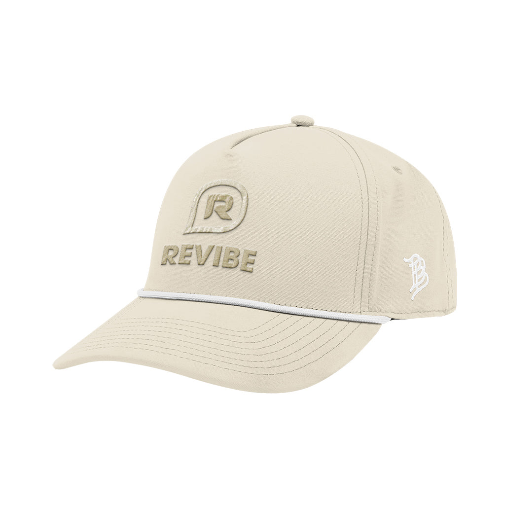 Branded Bills 33409 Canvas Rope Cap, Bare Curved Embroidery - Beige - Embroidery