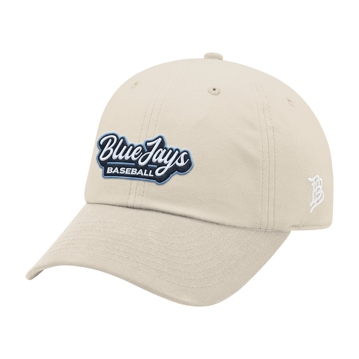 Branded Bills 525-01X Bare Curved Performance Cotton Dad Cap - Beige - Embroidery