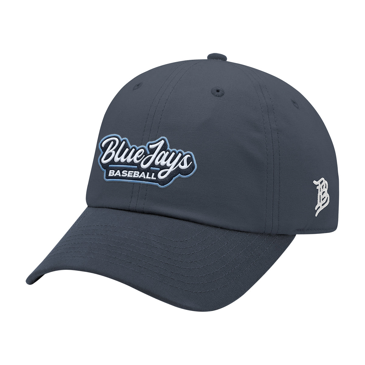 Branded Bills 525-01X Bare Curved Performance Cotton Dad Cap - Navy - Embroidery