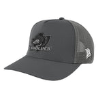 Branded Bills 545-02T Trucker Cap, Bare Curved Embroidery - Iron - Embroidery