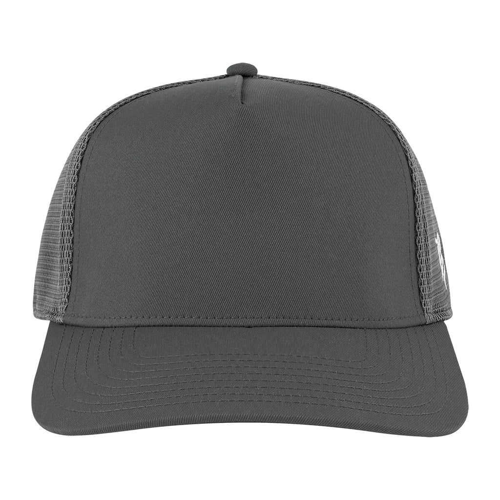 Branded Bills 545-02T Trucker Cap, Bare Curved Embroidery - Iron - Front
