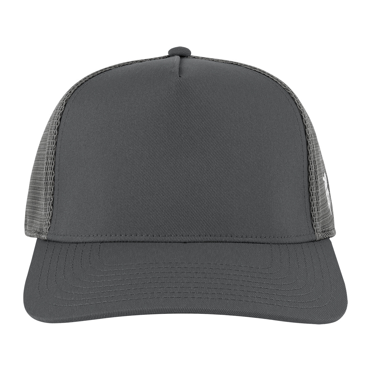 Branded Bills 545-02T Trucker Cap, Bare Curved Embroidery - Iron - Front