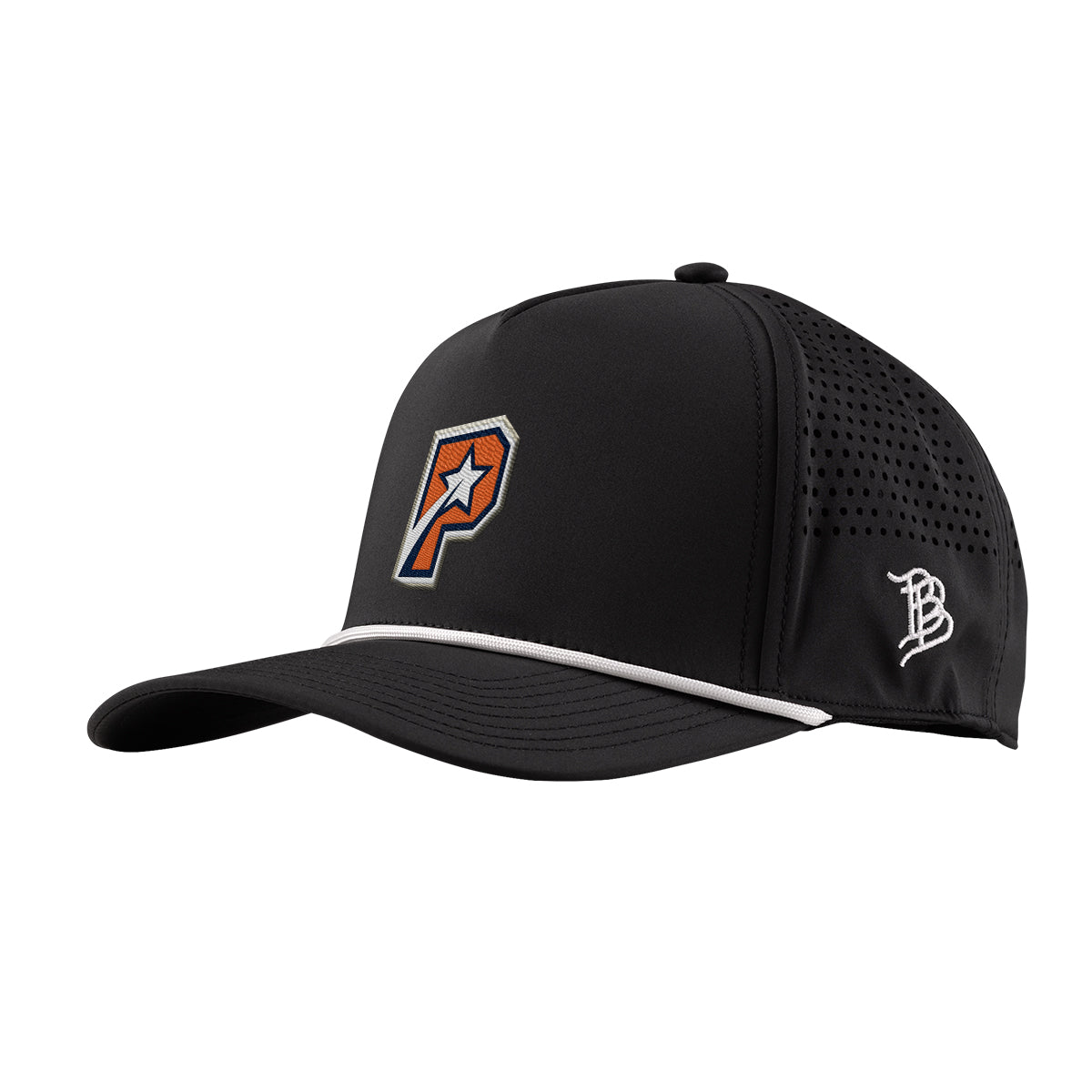 Branded Bills 545 Rope Cap, Bare Curved Embroidery - Black - Embroidery
