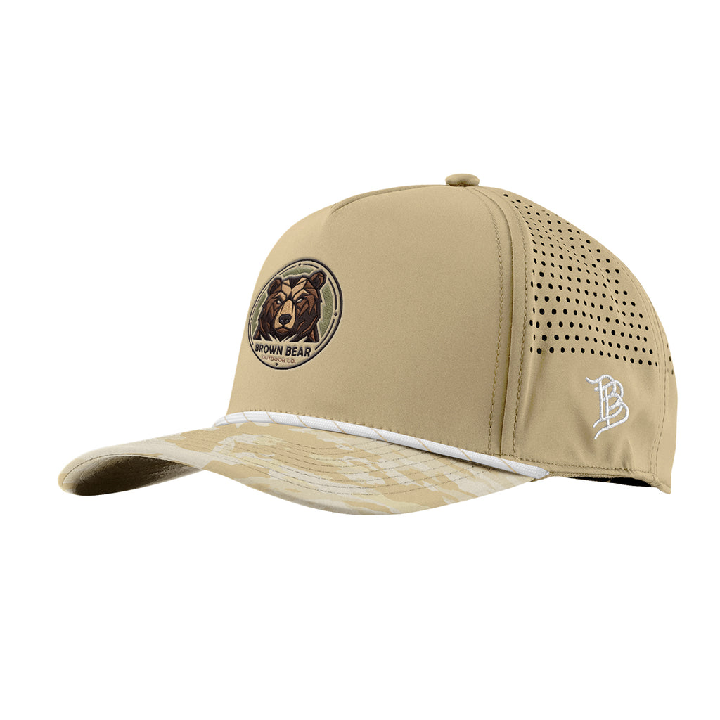 Branded Bills 545 Rope Cap, Bare Curved Embroidery - Desert/Desert Camo - Embroidery