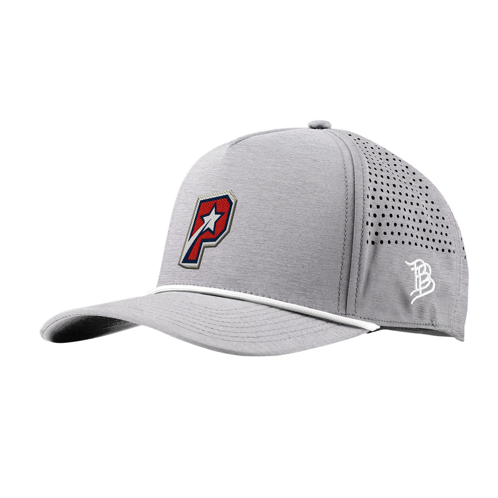Branded Bills 545 Rope Cap, Bare Curved Embroidery - Heather Gray - Embroidery