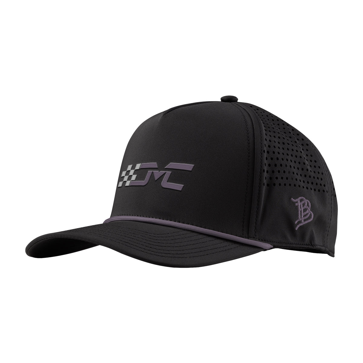 Branded Bills 545 Rope Cap, Bare Curved Embroidery - Purple - Embroidery