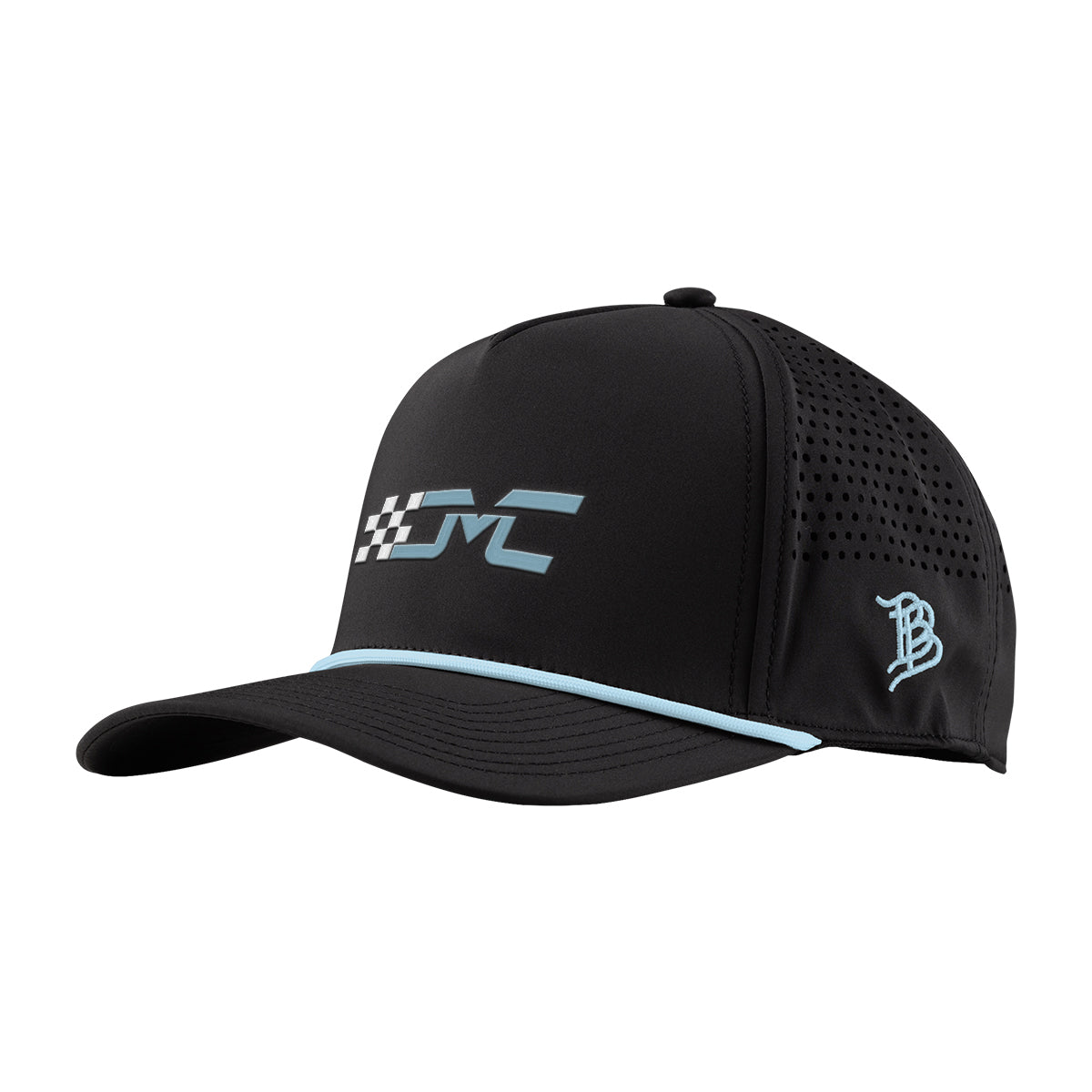 Branded Bills 545 Rope Cap, Bare Curved Embroidery - Sky Blue - Embroidery