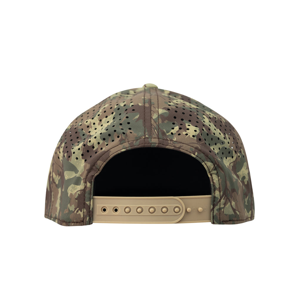 Branded Bills 545 Rope Cap, Bare Curved Embroidery - Timber Camo - Back