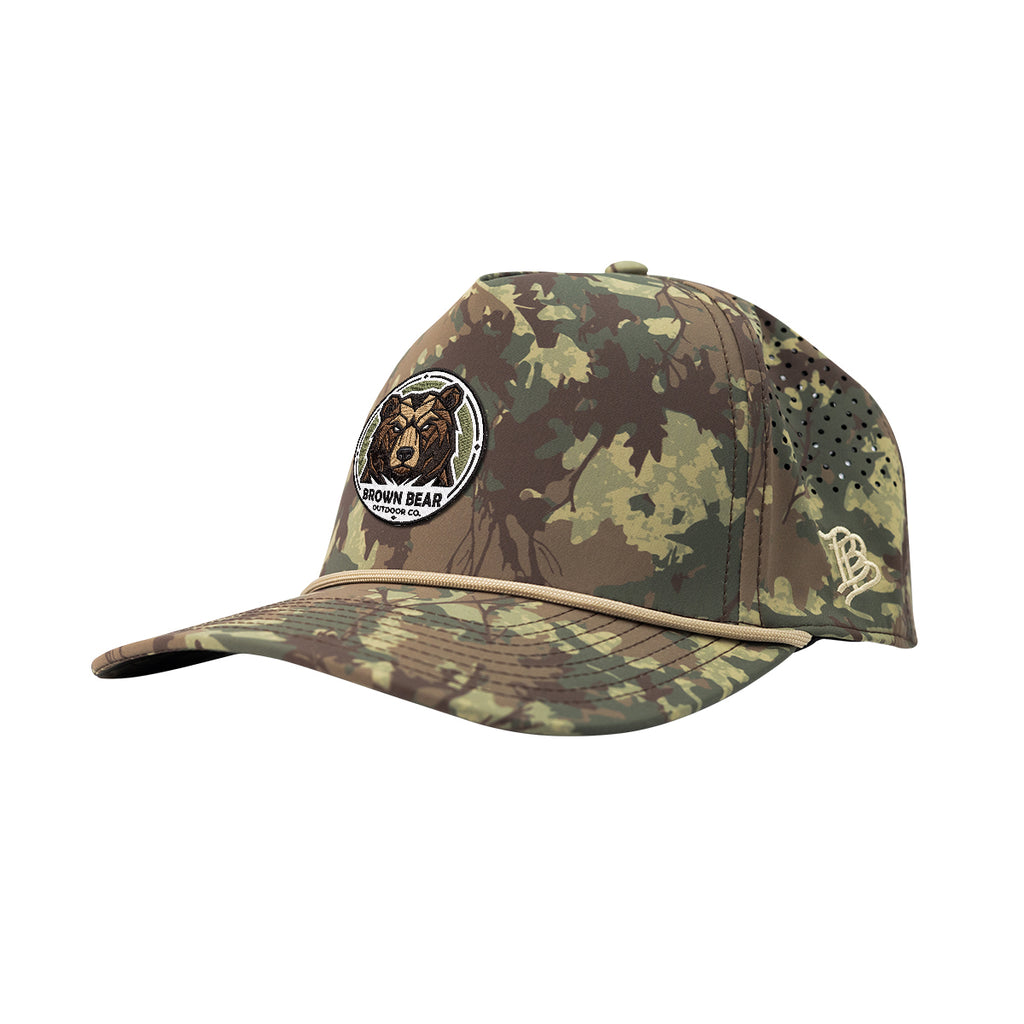 Branded Bills 545 Rope Cap, Bare Curved Embroidery - Timber Camo - Embroidery