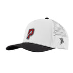 Branded Bills 545 Rope Cap, Bare Curved Embroidery - White/Black with White/Black - Embroidery
