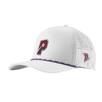 Branded Bills 545 Rope Cap, Bare Curved Embroidery - White with Red/White/Blue - Embroidery