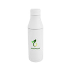 Branson Recycled Stainless Steel Bottle, 15 oz - White - Colorbrite