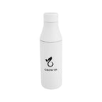 Branson Recycled Stainless Steel Bottle, 15 oz - White - Silk Screen