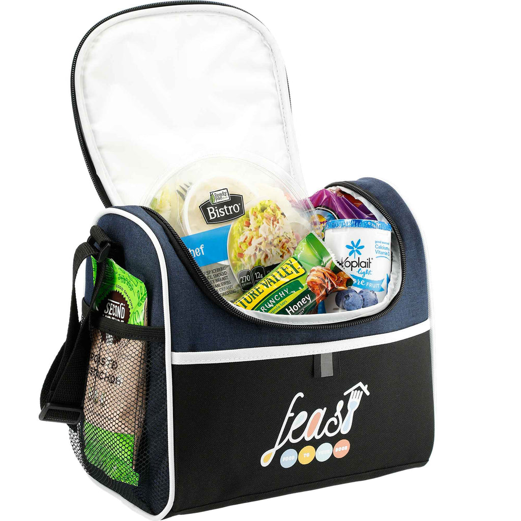 Break Time Lunch Cooler for 9 Cans Transfer - Navy - Photo