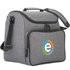 Break Time Recycled Event Cooler for 24 Cans Embroidery - Charcoal - Right Angle