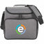 Break Time Recycled Event Cooler for 24 Cans Full Color - Charcoal - Front