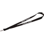 Breakaway Lanyard with Swivel Lobster Clip, 3/4 Inch Wide - Black - Front