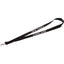 Breakaway Lanyard with Swivel Lobster Clip, 3/4 Inch Wide - Black - Front