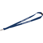 Breakaway Lanyard with Swivel Lobster Clip, 3/4 Inch Wide - Navy Blue - Front