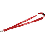 Breakaway Lanyard with Swivel Lobster Clip, 3/4 Inch Wide - RED - Front