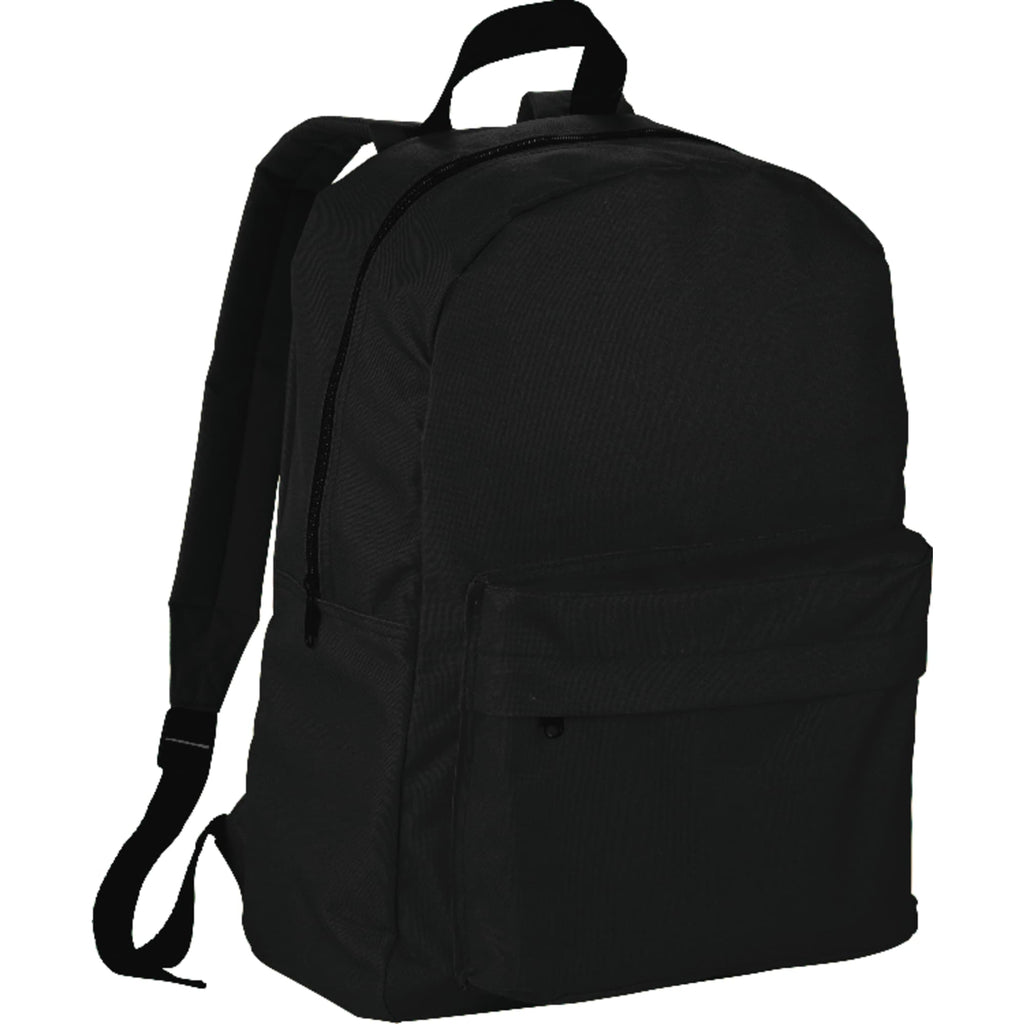 Breckenridge Backpack with Flap Front Pocket Embroidery - Black - Photo 2