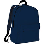 Breckenridge Backpack with Flap Front Pocket Embroidery - Navy Blue - Photo 2