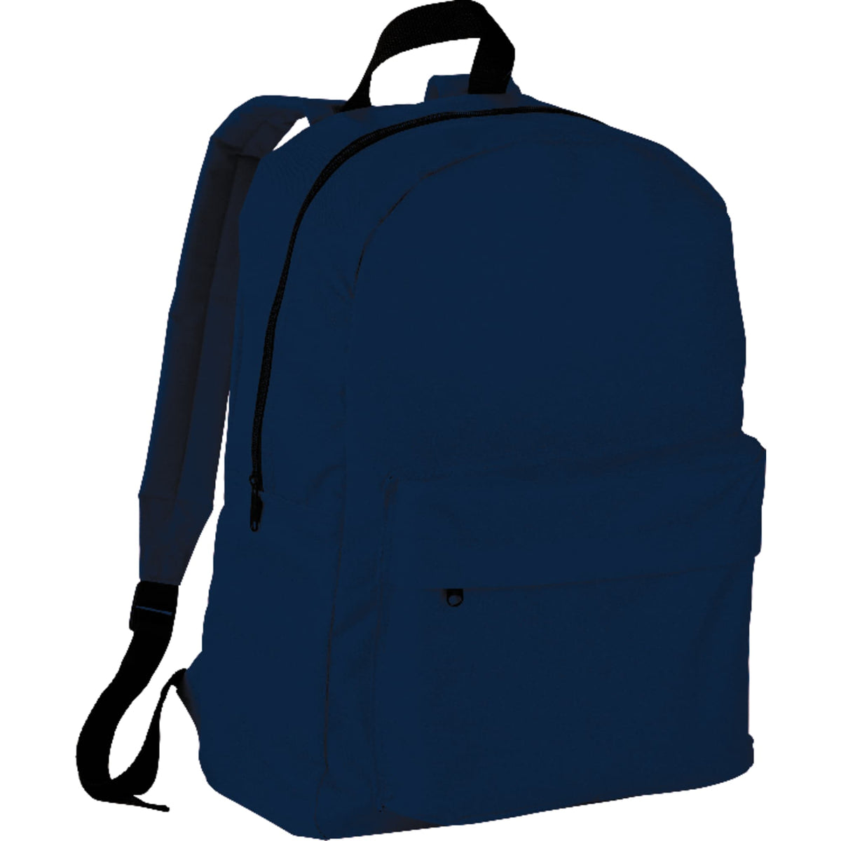 Breckenridge Backpack with Flap Front Pocket Embroidery - Navy Blue - Photo 2