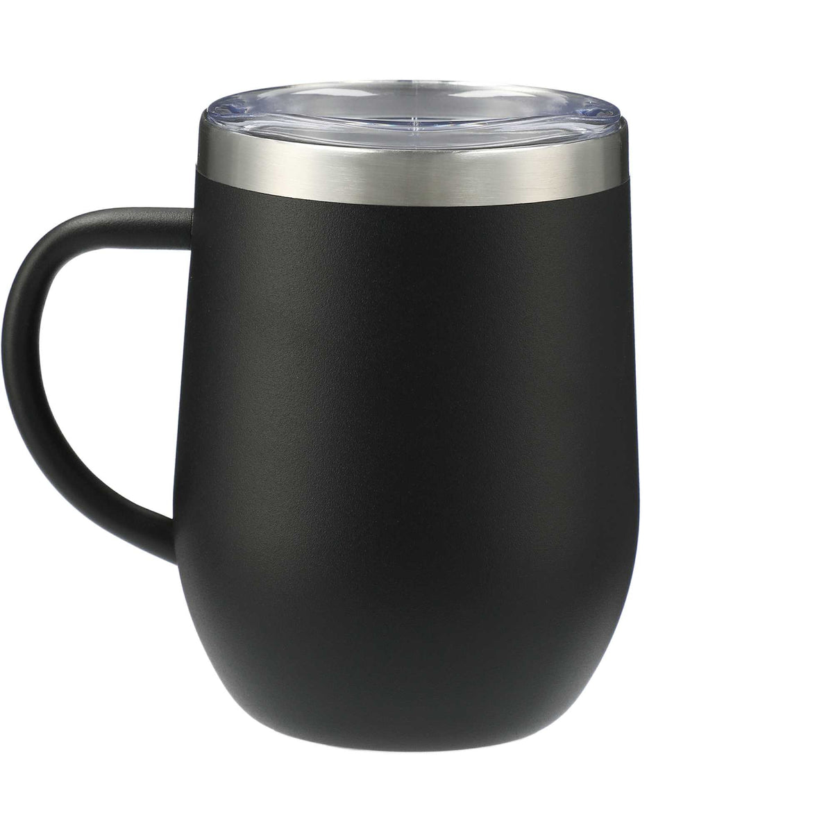Brew Copper Insulated Coffee Mug, 12 oz - Black - Back