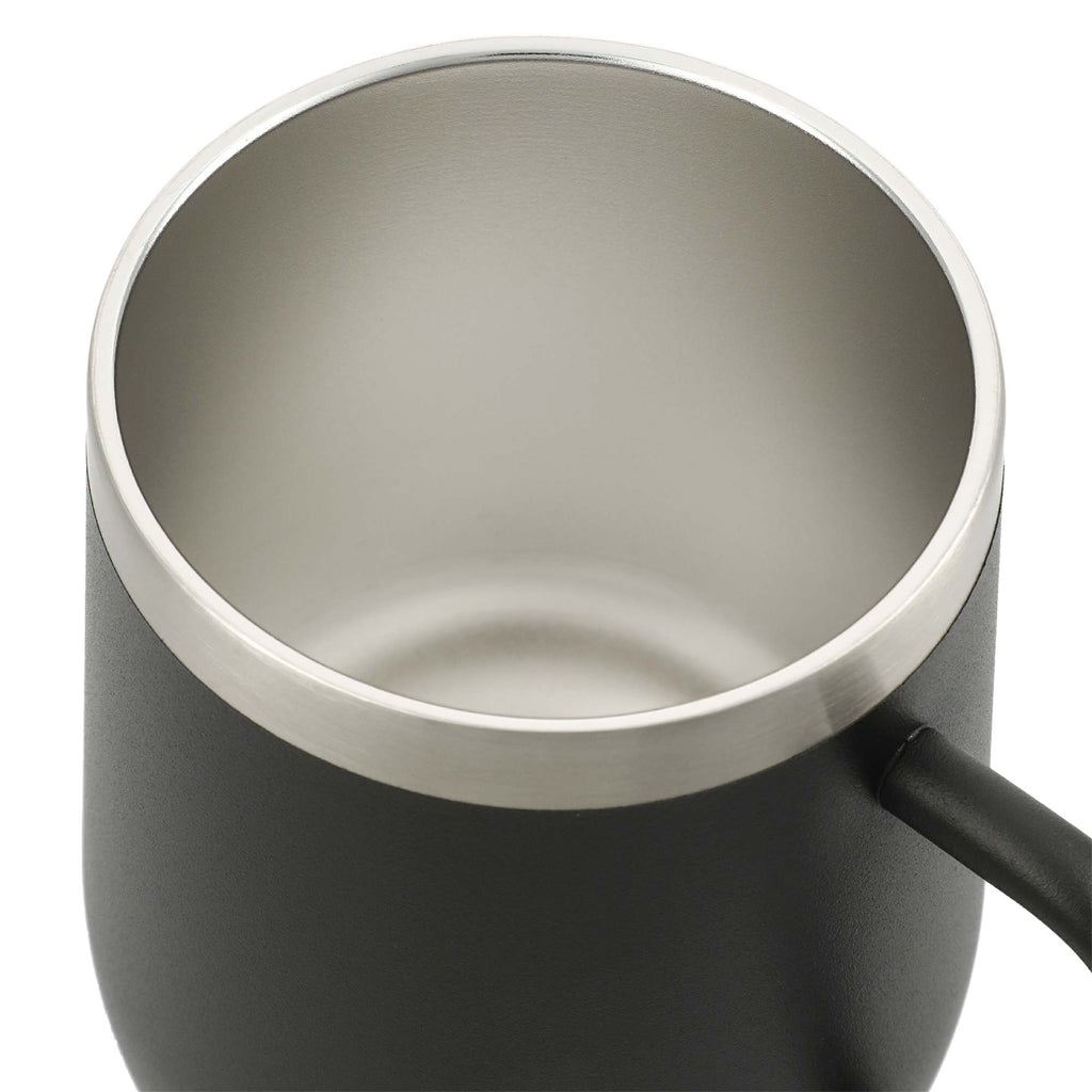 Brew Copper Insulated Coffee Mug, 12 oz - Black - Top Open