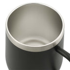 Brew Copper Insulated Coffee Mug, 12 oz - Black - Top Open