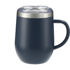 Brew Copper Insulated Coffee Mug, 12 oz - Navy - Front