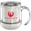 Brew Insulated Desk Mug with Steel Liner, 14 oz - Clear - Front