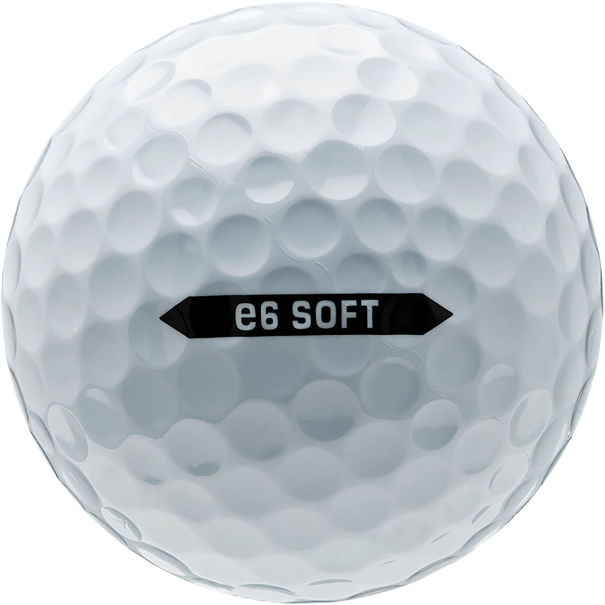 Bridgestone e6 Soft Long Distance Golf Balls, 12 Pack Full Color - White - Back