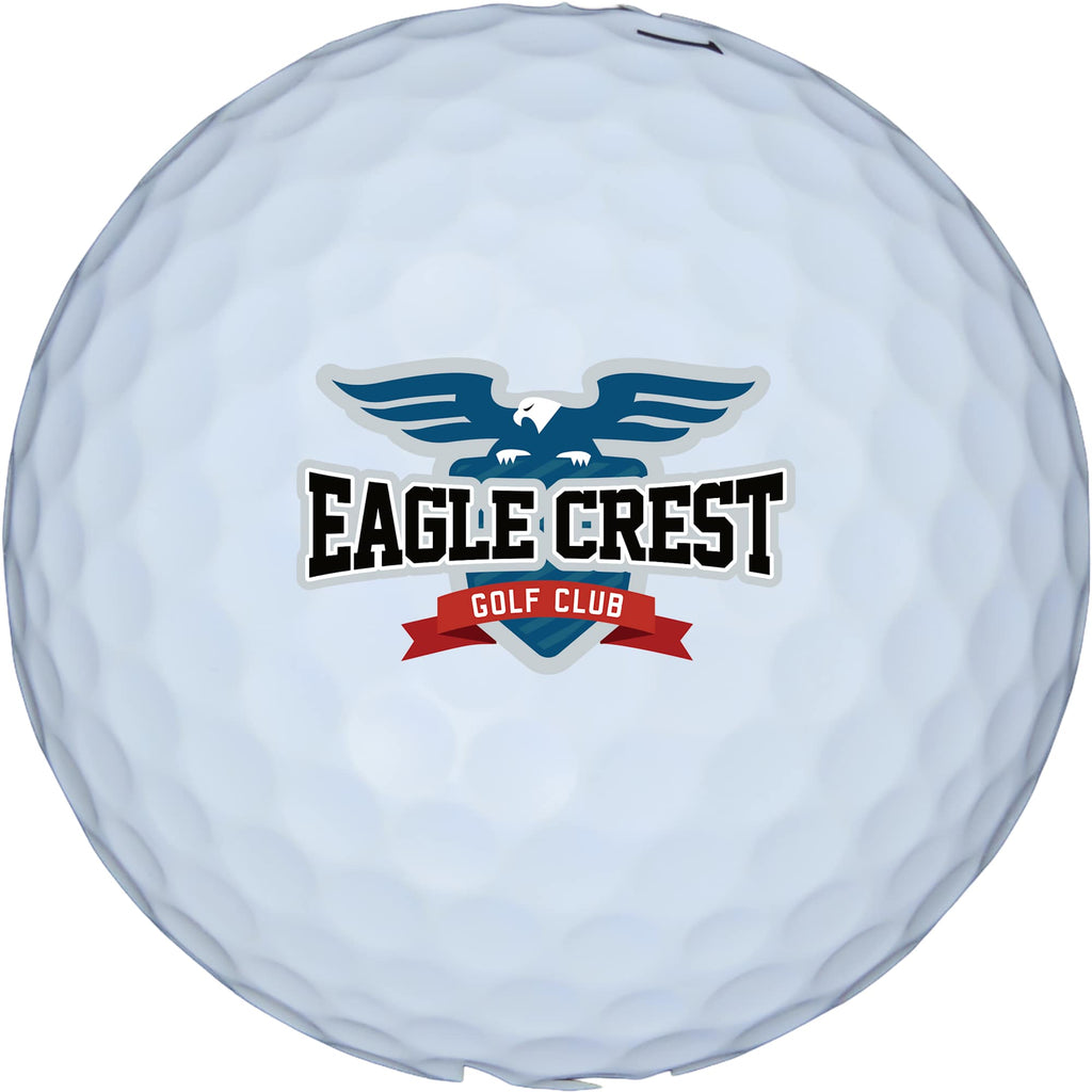 Bridgestone e6 Soft Long Distance Golf Balls, 12 Pack Full Color - White - Front