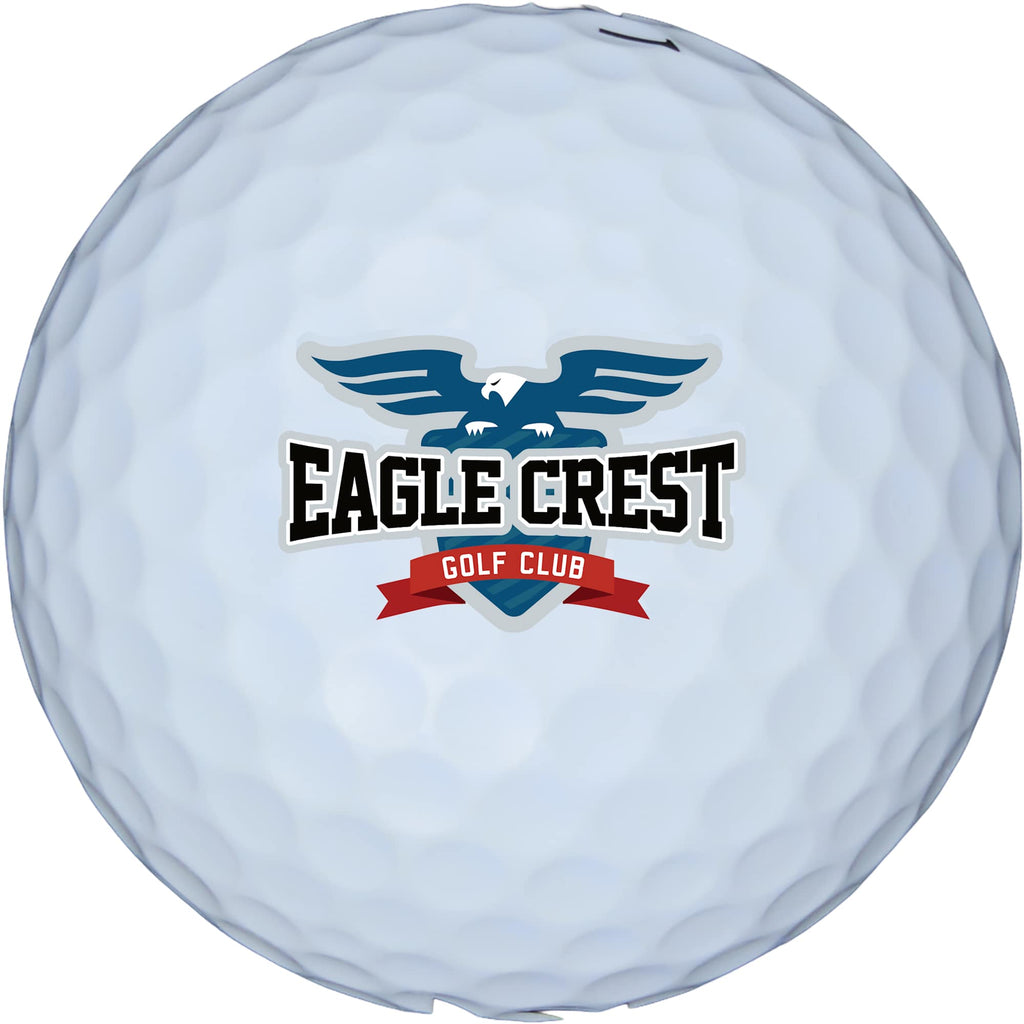Bridgestone e6 Soft Long Distance Golf Balls, 3 Pack Full Color - White - Front
