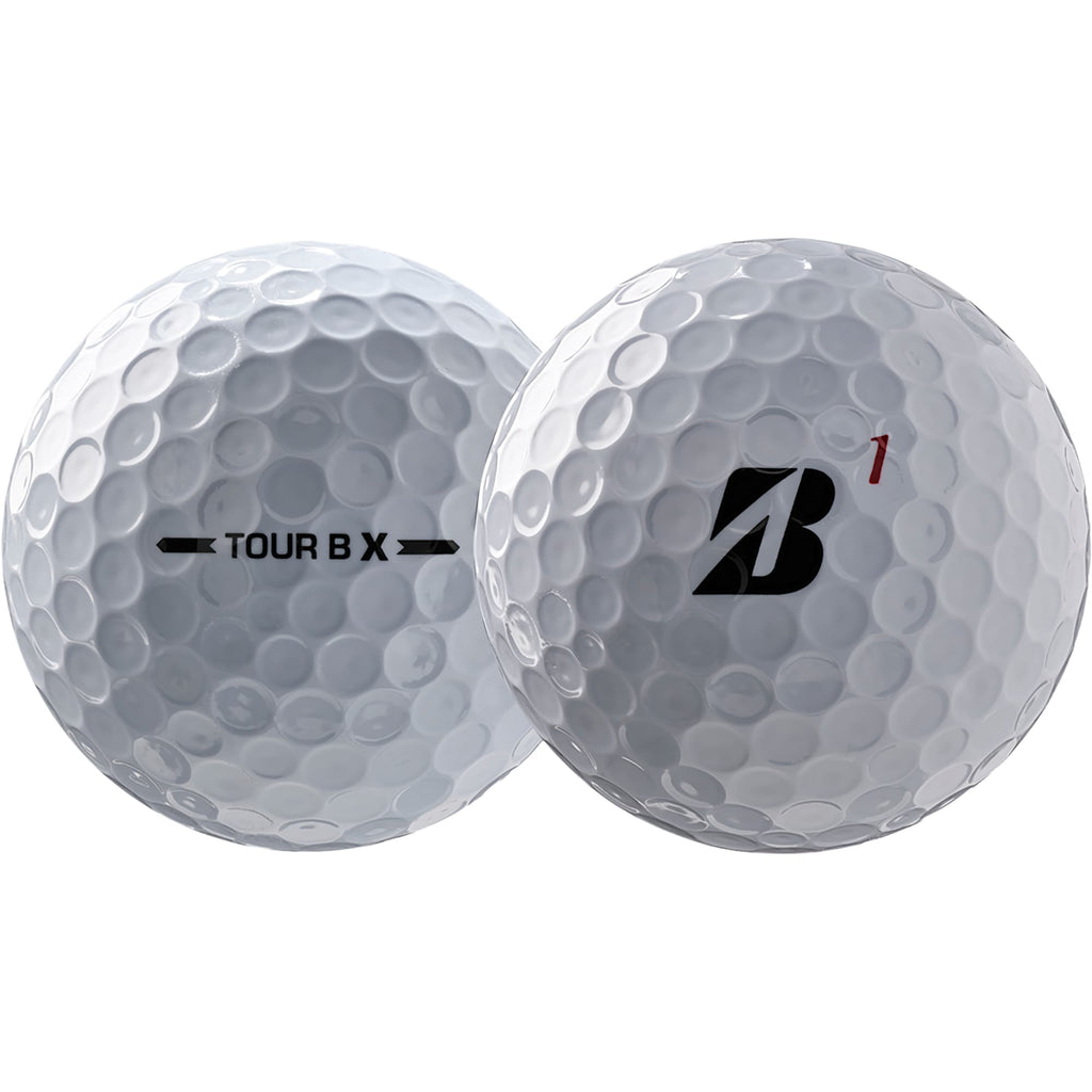 Bridgestone Tour B X Golf Balls for Fast Swing Speeds, 3 Pack Full Color - White - Front Balls