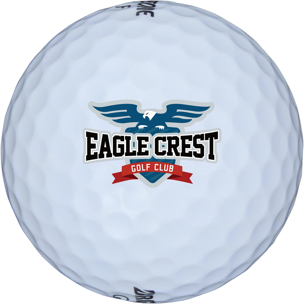 Bridgestone Tour B X Golf Balls for Fast Swing Speeds, 3 Pack Full Color - White - Front